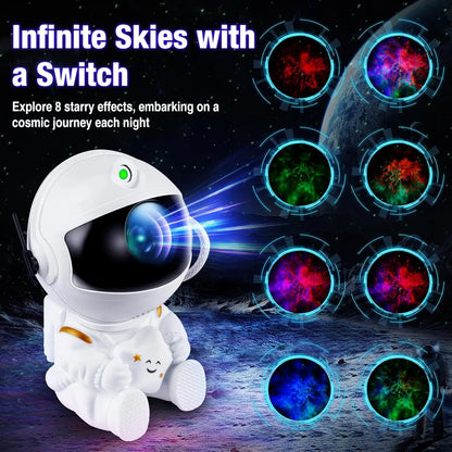 Astronaut Star Projector: Light Up Your Room Like Outer Space